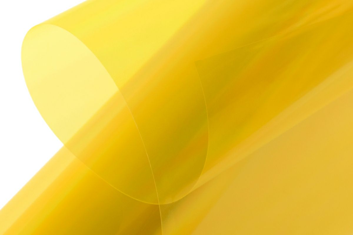 KAVAN Bügelfolie - transparent gelb
